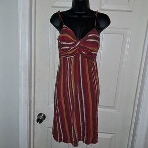 Hinge striped dress size large